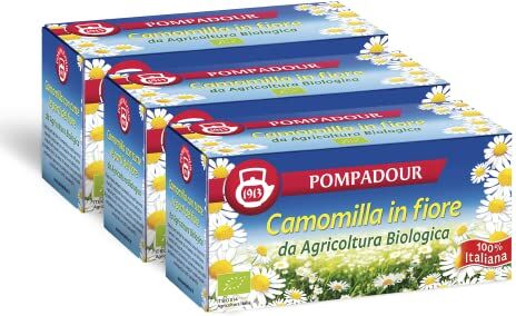 Pompadour , Infuso Finocchio, 45 Filtri (3 Confezioni da 15 Filtri), Aromatico e Digestivo, Ideale anche come Dopo-Pasto, 100% Naturale, Senza Lattosio, Glutine e Allergeni, Vegan