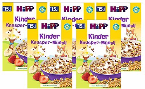 HiPP Muesli croccanti di  Kinder, confezione da 5 (5 x 200g)