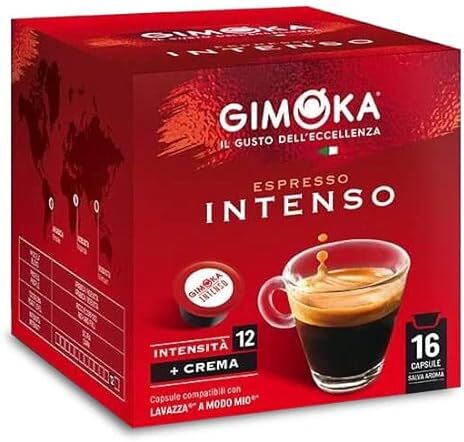 Gimoka 256 Capsule Compatibili A Modo Mio  Espresso Intenso