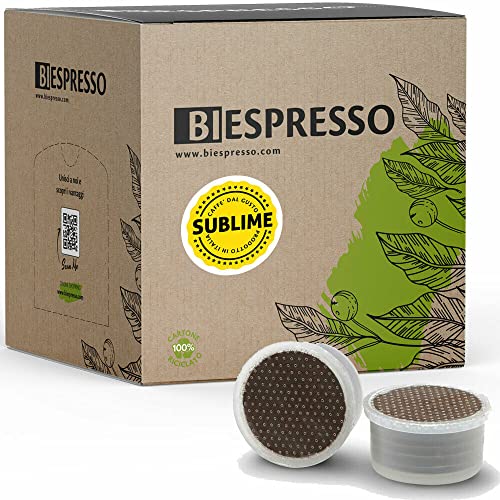 BIespresso 100 Capsule Compatibili LAVAZZA ESPRESSO POINT Caffè, Miscela Sublime