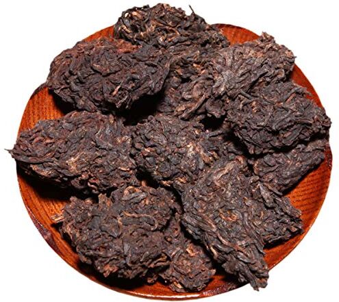 HELLOYOUNG Tè Pu'er cinese 500g （1.1LB） Tè Puer maturo Tè nero Vecchia teiera Tè bollito Alberi vecchi Tè Pu erh Assistenza sanitaria Tè Pu Er