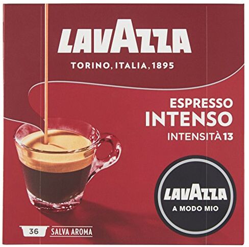 Lavazza Capsule Caffè A Modo Mio Espresso Intenso 2 confezioni da 36 capsule [72 capsule]