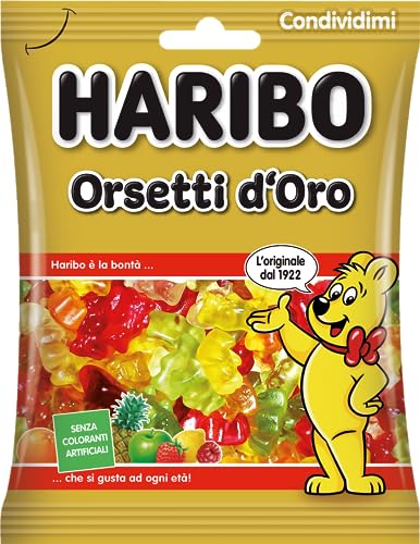 HARIBO Orsetti d'Oro, Caramelle Gommose, Gusto Frutta, Ideali Per Feste E Dolci Momenti Di Relax 265gr