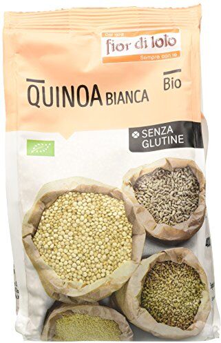 Fior di Loto Quinoa, Bianca 400 gr [confezione da 3]