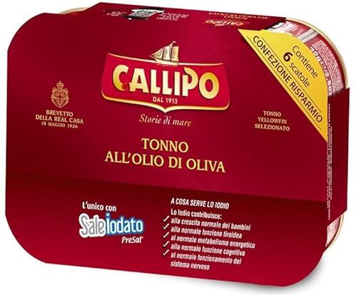 Generico Callipo Tonno All'Olio di Oliva 6 lattine per 70 gr