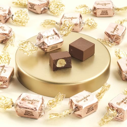 Venchi Cubotto Nocciolato Gianduia n. 3 Cioccolatini con pregiata Nocciola Piemonte I.G.P. sfusi Confezione da 1kg Vegano Senza Glutine