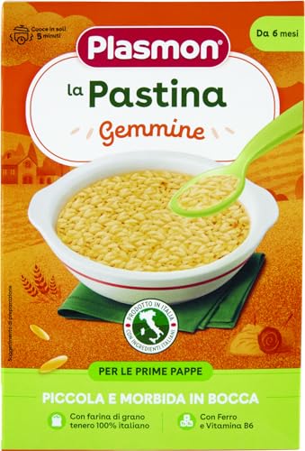 Plasmon Pastina Gemmine 300g, da 6 Mesi