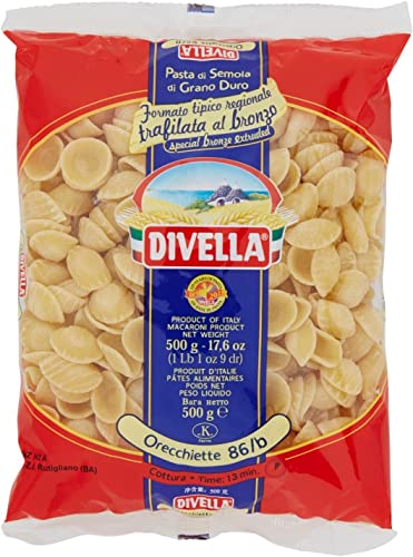 Divella PASTA DI SEMOLA DI GRANO DURO ORECCHIETTE BARESI 86B GR 500 X 24