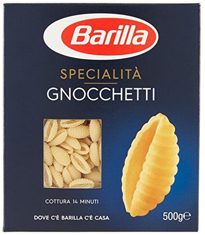 Barilla Le Specialità Gnocchetti Sardi, Pasta corta, Pasta di grano duro 5 pezzi da 500 g [2500 g]