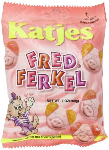 Katjes Candy, Fred Ferkel, 7 Ounce Bag