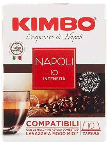 Kimbo 10 Capsule Compatibili A Modo Mio-Napoli, 75g