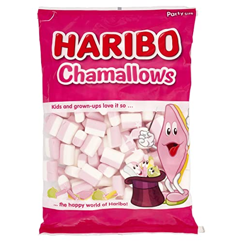 HARIBO Chamallows Speckies, Caramelle Marshmallow, Senza Glutine, Ideali Per Feste E Dolci Momenti Di Relax 1kg