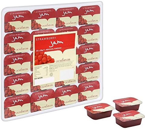 Miele 20 x Strawberry Jam 20 x 20g individual portions