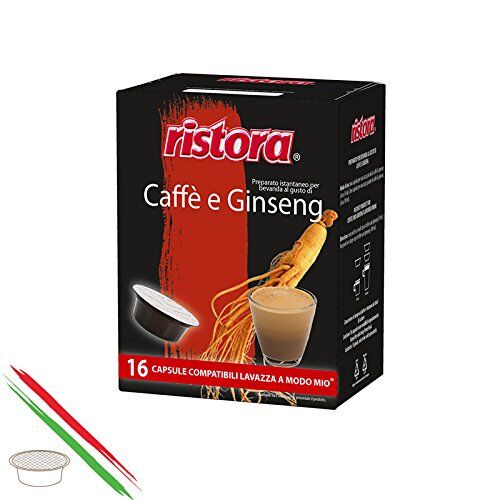 Ristora I0565 128 CAPSULE  CAFFE' E GINSENG COMPATIBILE LAVAZZA A MODO MIO