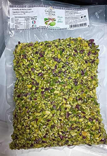 Dell Granella di Pistacchio 500 gr. Ideale per primi piatti, secondi, dolci e torte