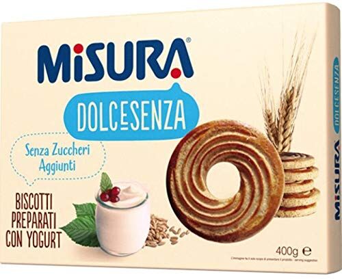 Misura 4 x 400gr  BISCOTTI YOGURT E AVENA SENZA ZUCCHERO