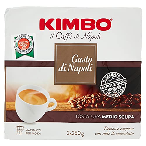 Kimbo Caffè Macinato Gusto Di Napoli Gr 250 X 2, 500g