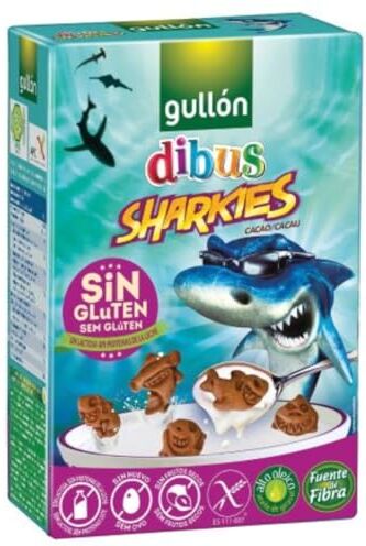 Generico Biscotti Gullon Dibus Sharkies Squali Senza Glutine 3 x 250 gr