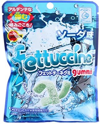 Generic Fettuccine Gommose Soda Sour Fruit Gum Pasticceria giapponese Sapore di soda 50g