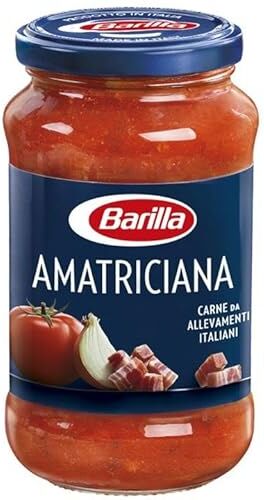 Generic Sugo all'Amatriciana Salsa Pronta al Pomodoro con Pancetta [ Pack 6 × 400 gr]