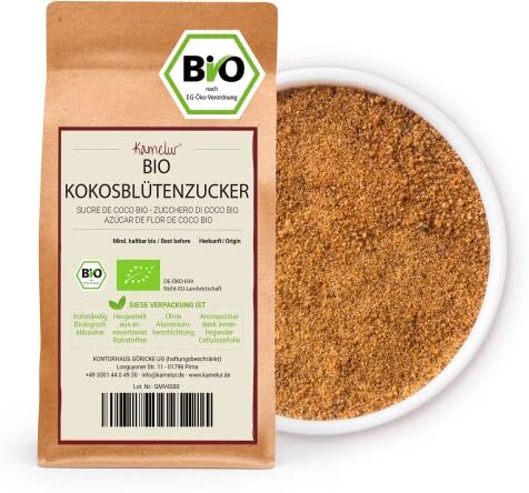 Kamelur 1kg Zucchero di cocco BIO l'alternativa naturale allo zucchero raffinato