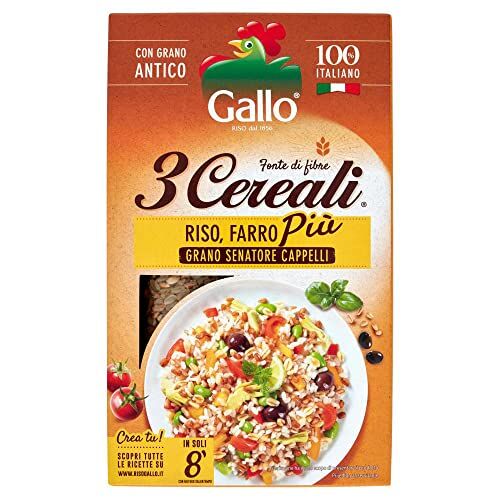 Riso Gallo Gallo Riso, Farro più Grano Senatore Cappelli, 800g