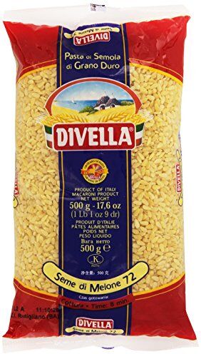 Divella Seme Di Melone 72, Pasta Di Semola Di Grano Duro 6 pezzi da 500 ml [3 l]