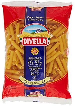 Divella PASTA DI SEMOLA DI GRANO DURO CANNEROZZETTI 24 GR 500 X 24