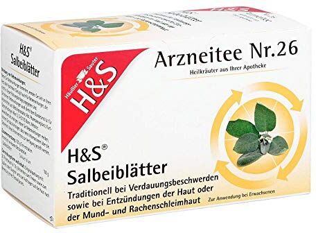 H&S Salbeiblätter Arzneitee, 20 pz Sacchetto filtro