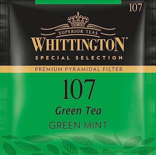 Lavazza Whittington Tea Premium Pyramidale Filter Green Tea Green Mint 107