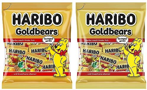 HARIBO Orsetti D'Oro Multipack, 21 Mini Bustine Da 12gr, Caramelle Gommose, Gusto Frutta, Ideali Per Una Festa Di Compleanno 250gr (Confezione da 2)