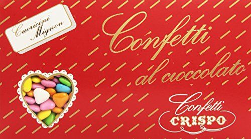 CRISPO Cuoricini Mignon, Confetti al Cioccolato 3 confezioni da 1 kg [3 kg]