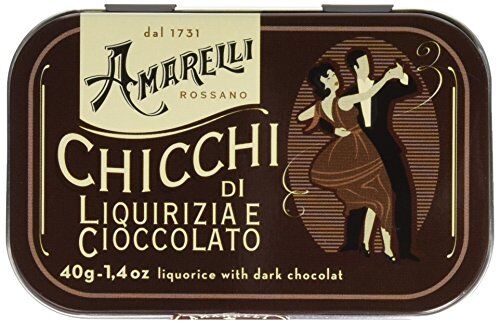 Amarelli Latta da Da Collezione Brown, Cioccolato & Liquirizia 40 g