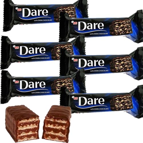 Generic DhaDare Cialde al cioccolato fondente con crema al cacao, 24 x 50 g