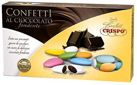 CRISPO CONFETTI AL CIOCCOLATO FONDENTE COLORI ASSORTITI 1 KG