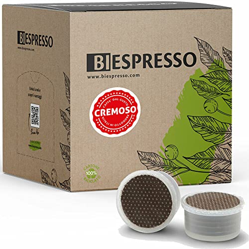 BIespresso 100 Capsule Compatibili LAVAZZA ESPRESSO POINT Caffè Miscela Cremoso