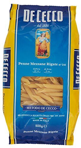 De Cecco Penne Mezzane Rigate, Pasta di Semola di Grano Duro 12 pezzi da 500 g [6 kg]