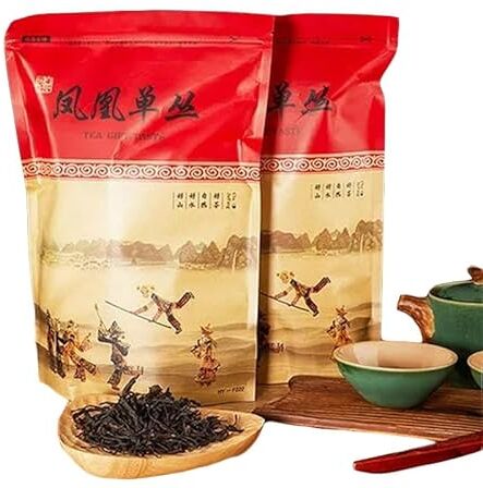 Generic Tè Nero Chaozhou Tè Oolong di Abete Singolo Phoenix Originale dalla Cina Buon Tè Tè Rosso Biologico Naturale Cibo Verde Senza Additivi Tè Nero (250g*2)