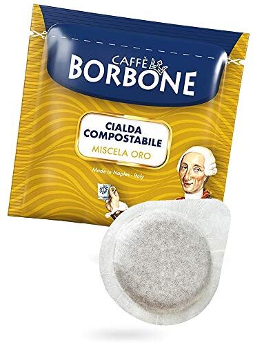 CAFFÈ BORBONE Caffe Borbone 50 Cialde, Caffe' BORBONE miscela Oro cialde ecosostenibili ESE 44mm