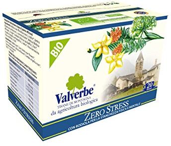 VALVERBE Tisana Zero stress Biologico 20 Filtri Pacco da 6 180 g