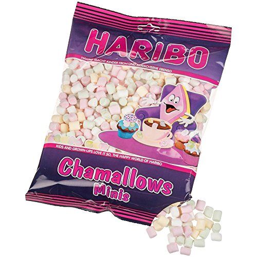 HARIBO Chamallows Minis, Marshmallow, Tofolette, Caramelle, Sacchetto, 200g