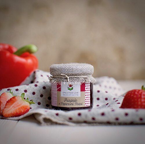 EMILIA FOOD LOVE SELECTED WITH LOVE IN ITALY Composta di Fragole e Peperoni Rossi