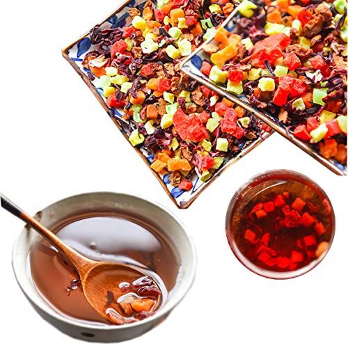 HELLOYOUNG Tè alle erbe cinesi secco Roselle Mix Tè alla frutta secca Nuovo tè profumato Health Care Flower Tea Cibo verde sano (500g)