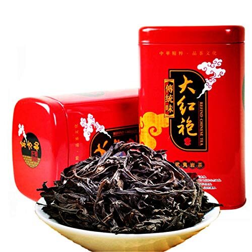 HELLOYOUNG Confezione regalo da 100 g di tè nero biologico Da Hong Pao tè cinese Oolong Salute Green Drink