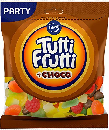 Fazer Tutti Frutti + Choco Mix di cioccolato liquirizia e caramelle al vino fruttato sacchetto per feste 325g