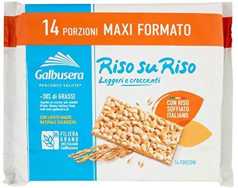 Galbusera Risosuriso Crackers Di Riso Soffiato, 530g