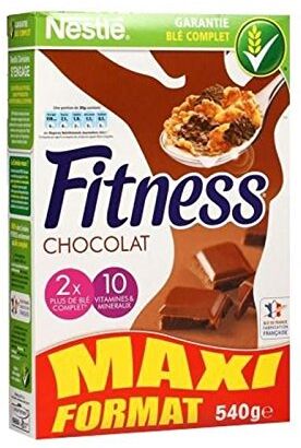 Nestlé , Fitness Cereali al Cioccolato 540G.