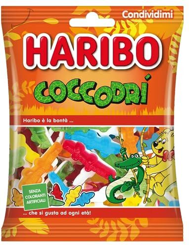 Generico Caramella Haribo Coccodri' Coccodrilli Caramelle Gommose 30 Confezioni da 100 g