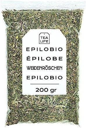 Tea Life Epilobio Parviflora Tisana 200g Epilobio Parviflorum Epilobio Epilobium Prostata Infuso di Epilobium Epilobio Sfuso Proprietà Naturali (200 gr)