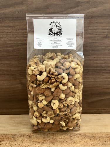 Generico Special Mix di Frutta Secca con Mandorle Naturali, Anacardi Crudi, Noci Sgusciate e Nocciole Tostate 1 kg frutta sgusciata senza zolfo e sale, 100% naturale, senza conservanti aggiunti